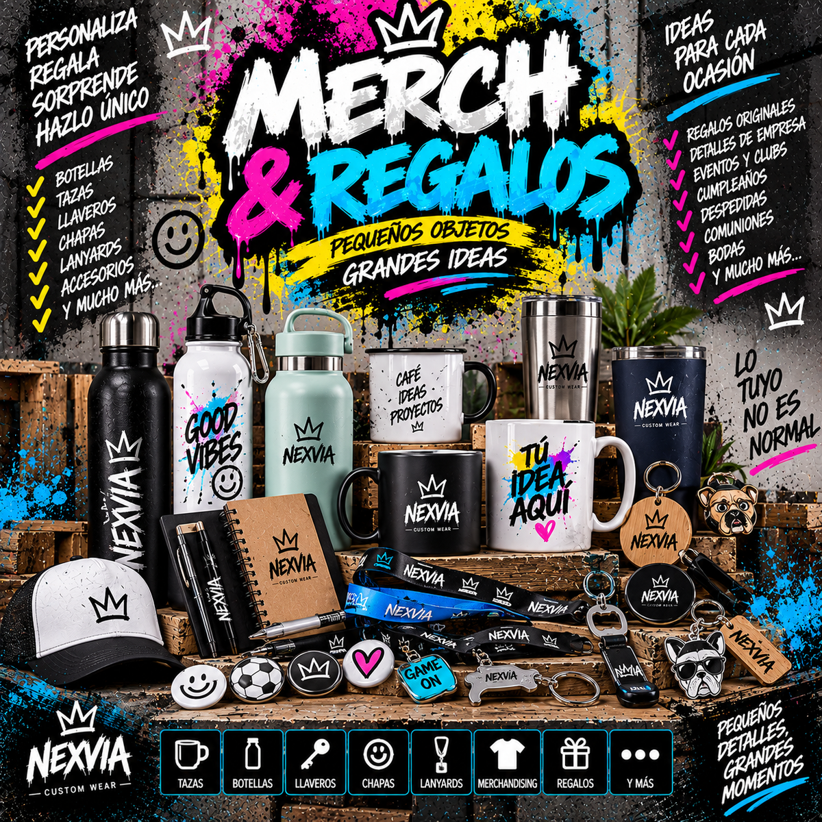 Merch & regalos