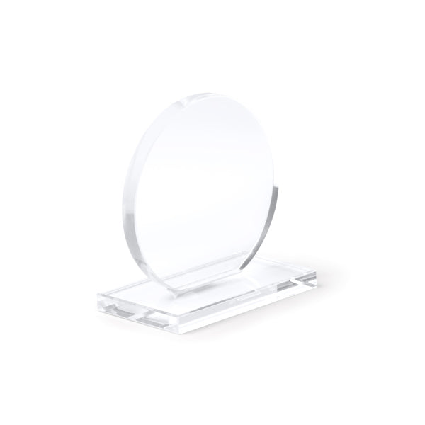 Trofeo CRYSTAL | Cristal Circular Personalizado con Estuche