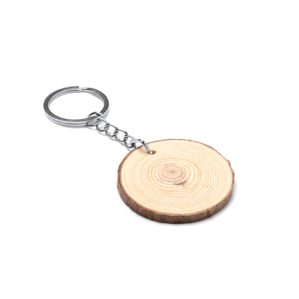 Llavero ORIGEN | Madera Natural Personalizado con Grabado Láser