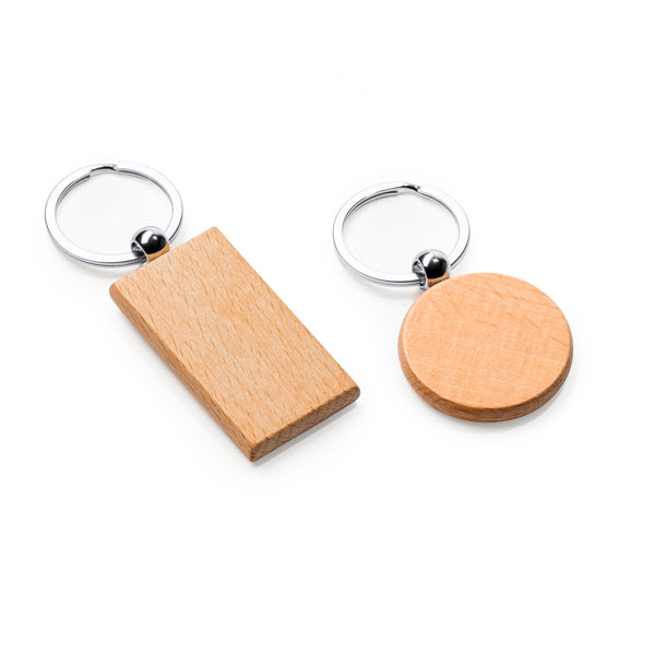 Llavero ESENCIA | Madera Natural Personalizado con Grabado Láser