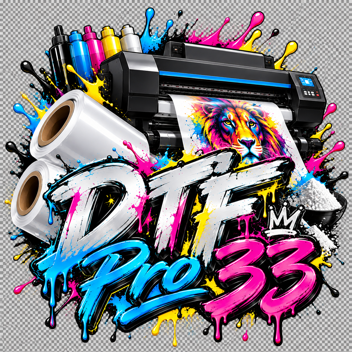 DTF PRO 33 | Impresión DTF Profesional por Metros