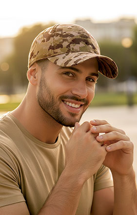 Gorra CAMU | Gorra de Camuflaje Pixelado Personalizada