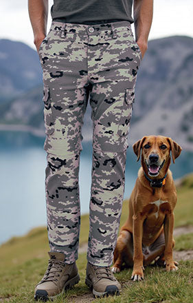 Pantalón RASTRO | Pantalón Desmontable 2 en 1 de Camuflaje Personalizado