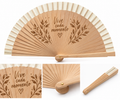Abanico BRISA | Madera y Algodón Personalizado
