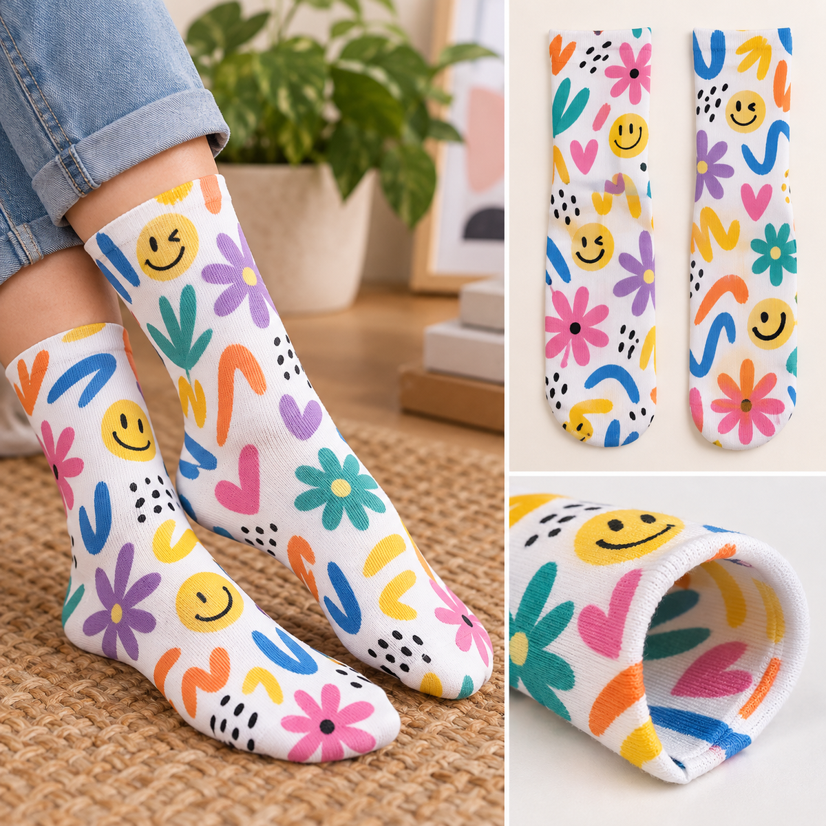Calcetines LOCURA | Calcetines Personalizados Full Print