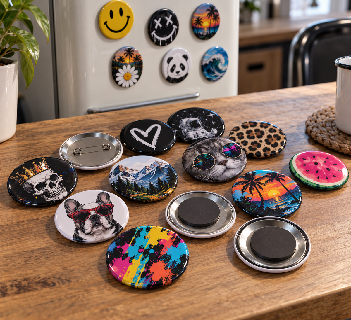 Chapa IMPACTO | Chapa Personalizada de 58 mm