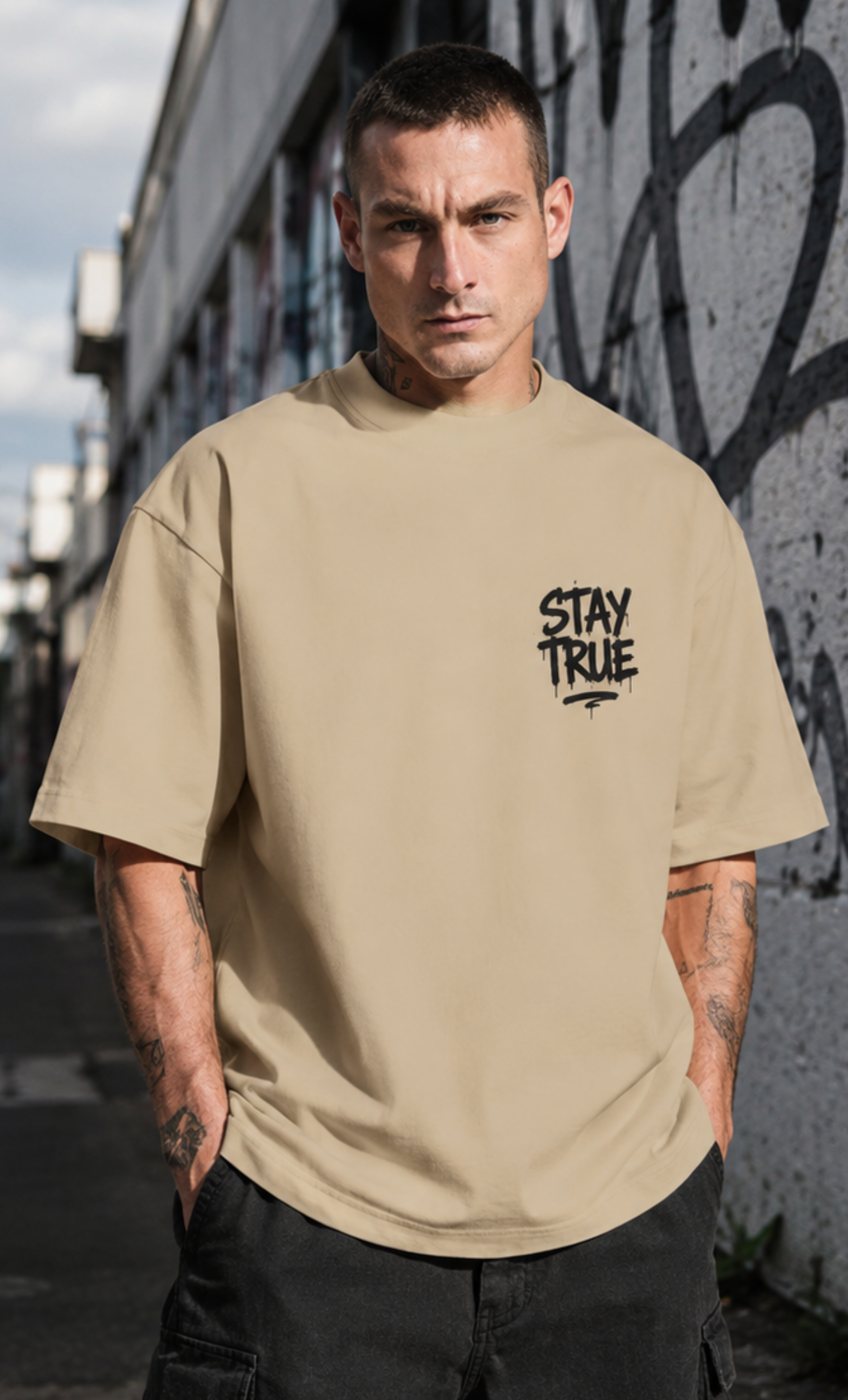 Camiseta oversize "Streetporn" 270gr