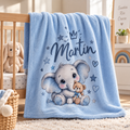 Manta ALGODONCITO | Manta de Coralina Extra Gruesa para Bebé Personalizada
