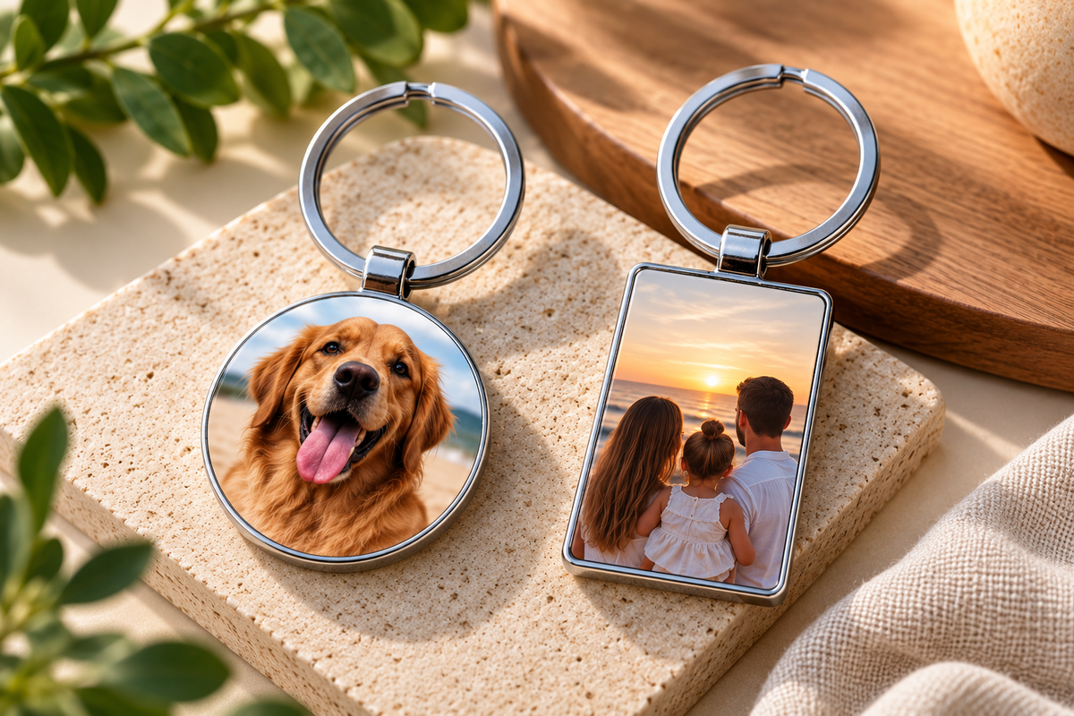 Llavero DESTELLO | Llavero Metálico Personalizado con Foto
