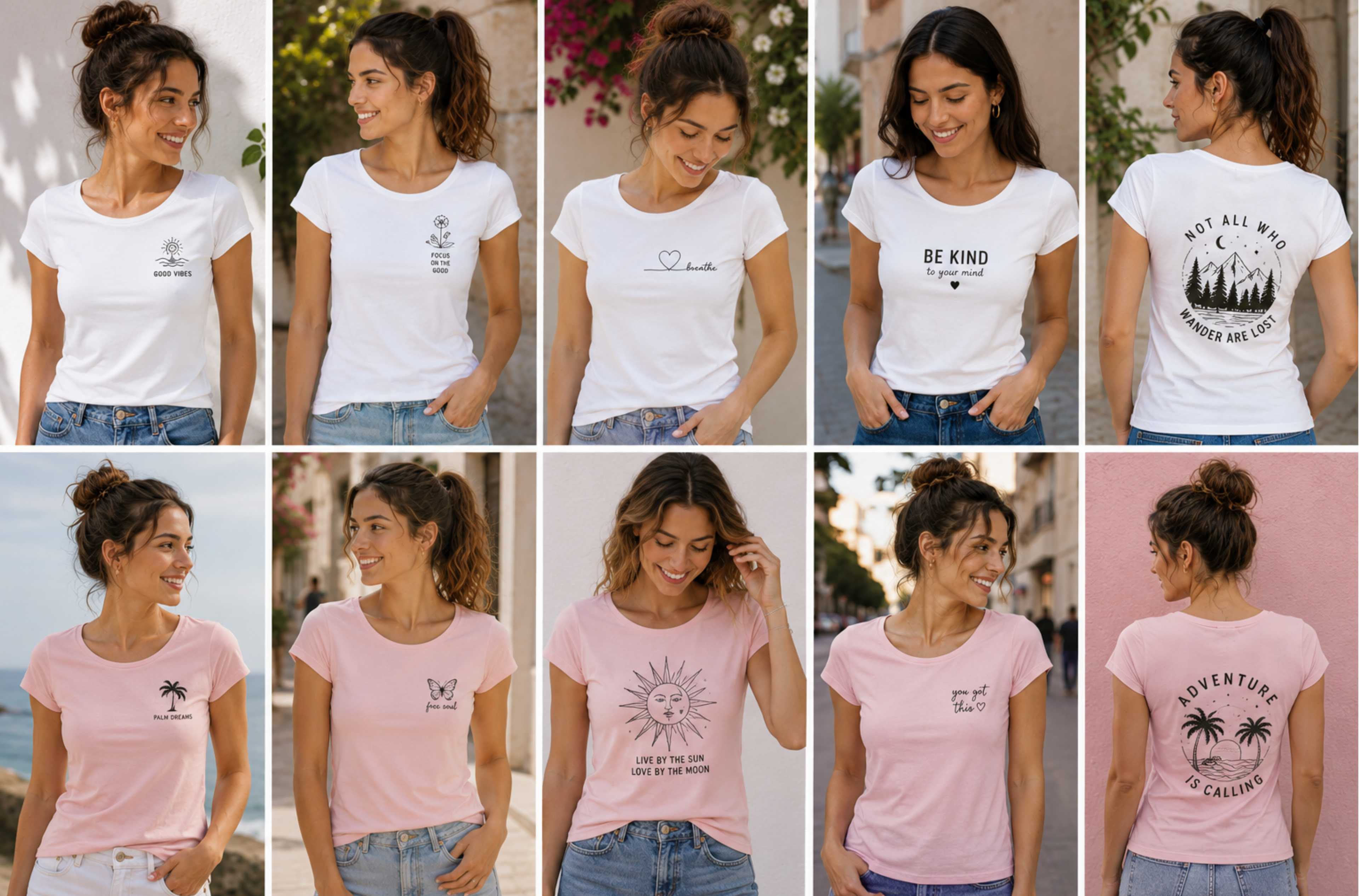 Camiseta mujer manga corta entallada "fire"