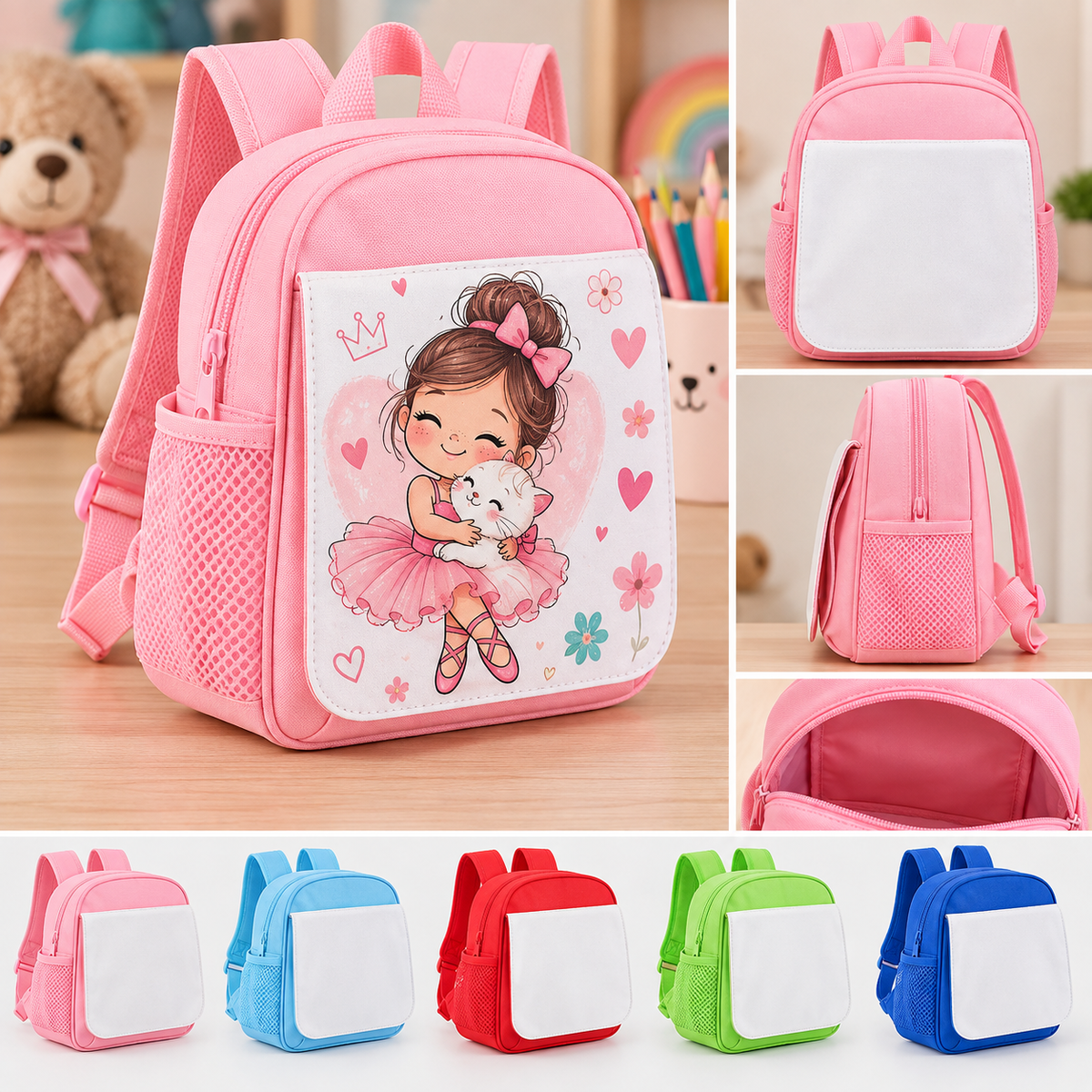 Mochila PEQUEAVENTURAS | Mochila Infantil Personalizada para Guardería