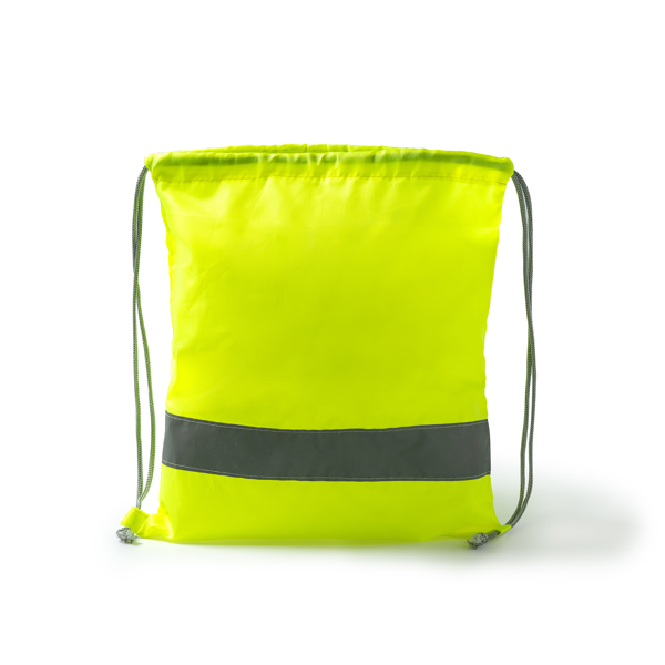 Mochila REFLEX amarilla flúor con banda reflectante