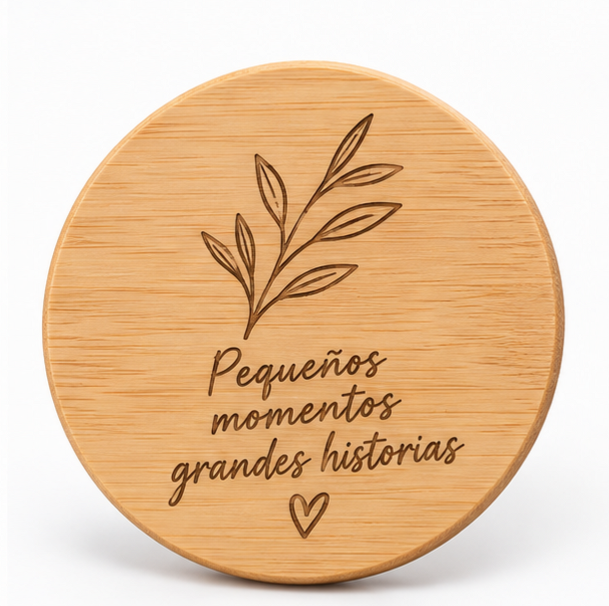 Espejo MONDO | Espejo Compacto de Bambú Personalizado