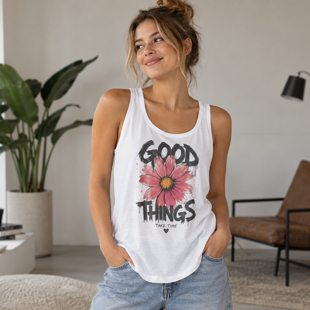 Camiseta FLOW | Camiseta de Tirantes Anchos Personalizada