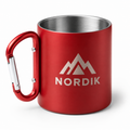 Taza EXPLORER | Acero Inoxidable con Mosquetón Personalizada 300 ml
