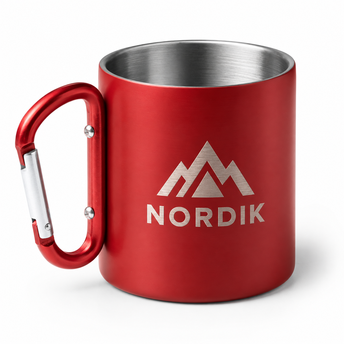 Taza EXPLORER | Acero Inoxidable con Mosquetón Personalizada 300 ml