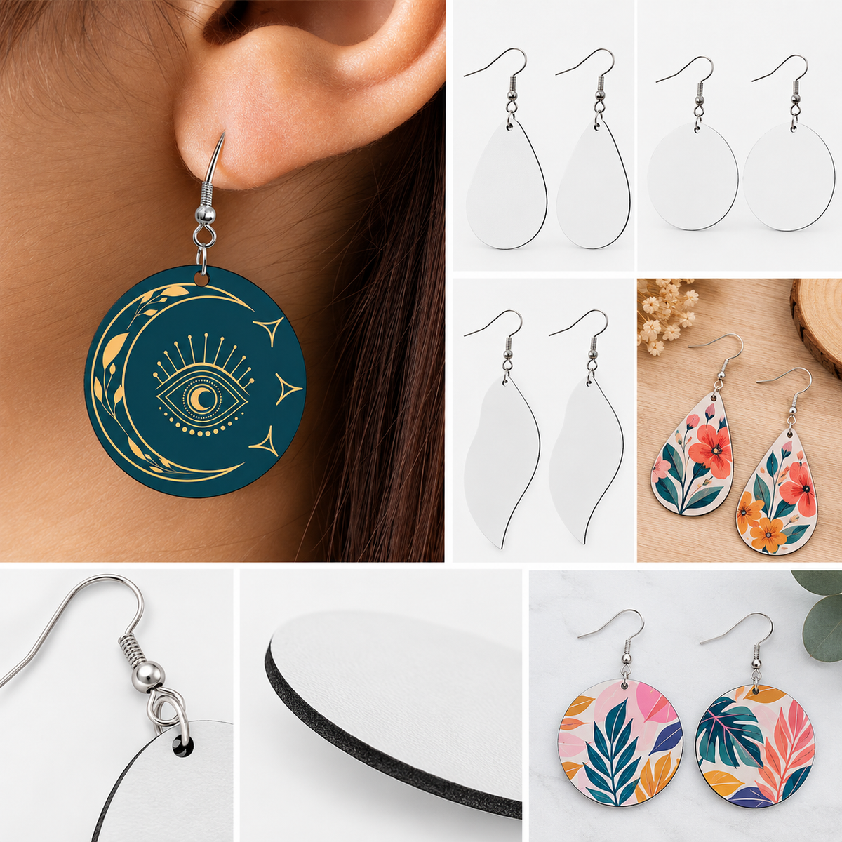 Pendientes ÚNIKA | Pendientes Personalizados a Todo Color